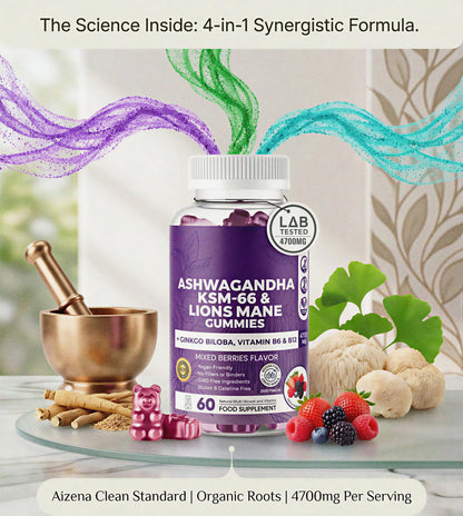 Aizena™ Ashwagandha KSM-66 Gummies