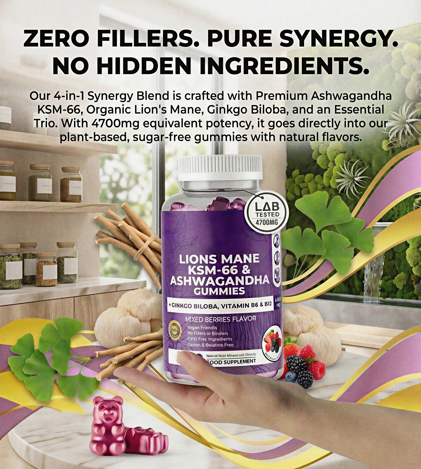 Aizena™ Ashwagandha KSM-66 Gummies